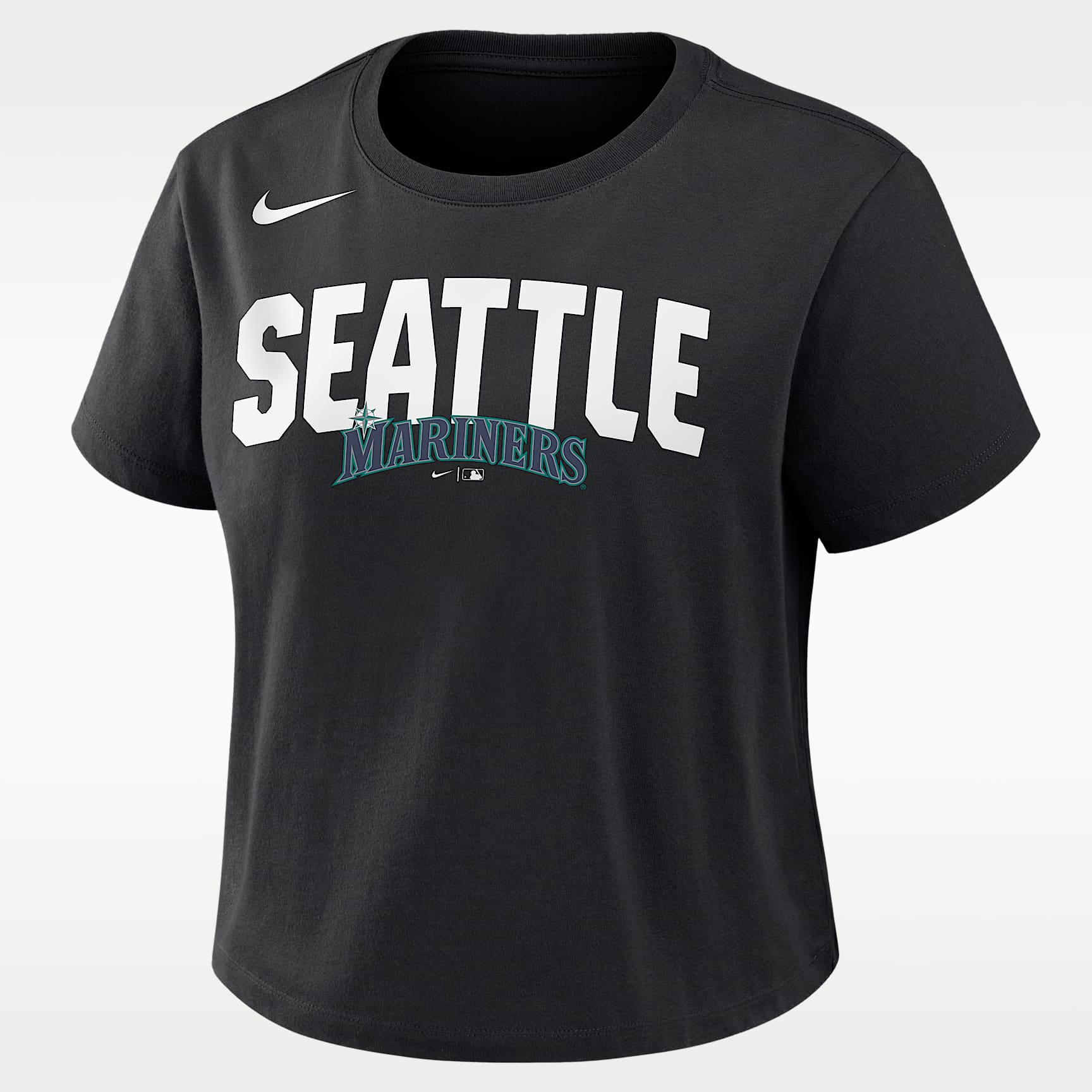 Seattle Mariners Mod Women's Nike MLB Cropped T-Shirt. Nike.com